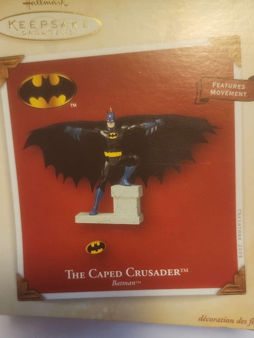 **5 For $20 Hallmark The Caped Crusader Batman Holiday Ornament
